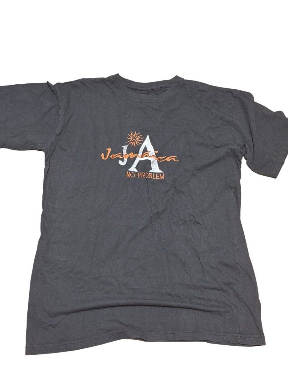 Jamaica No Problem Black Graphic T Shirt Souvenir 100% Cotton Exclusive Wear 3XL